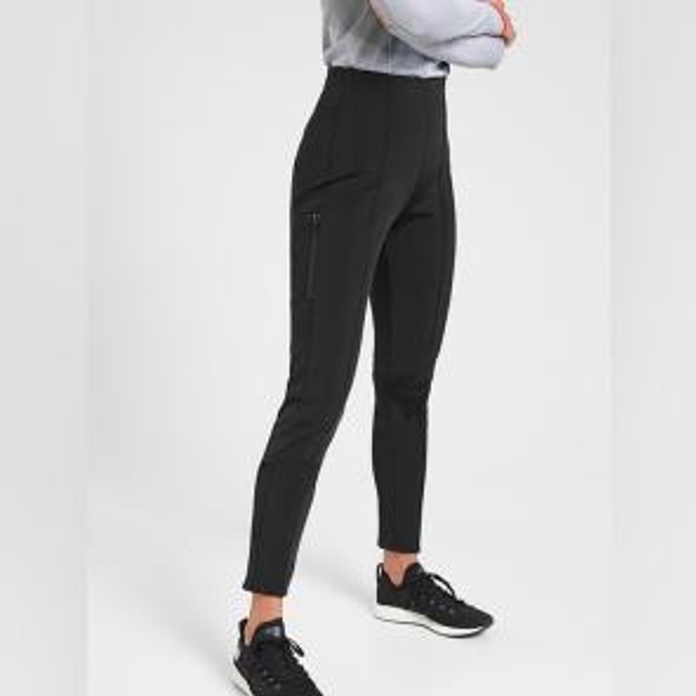 Athleta Black Glacier Snow Skinny High Rise Pant